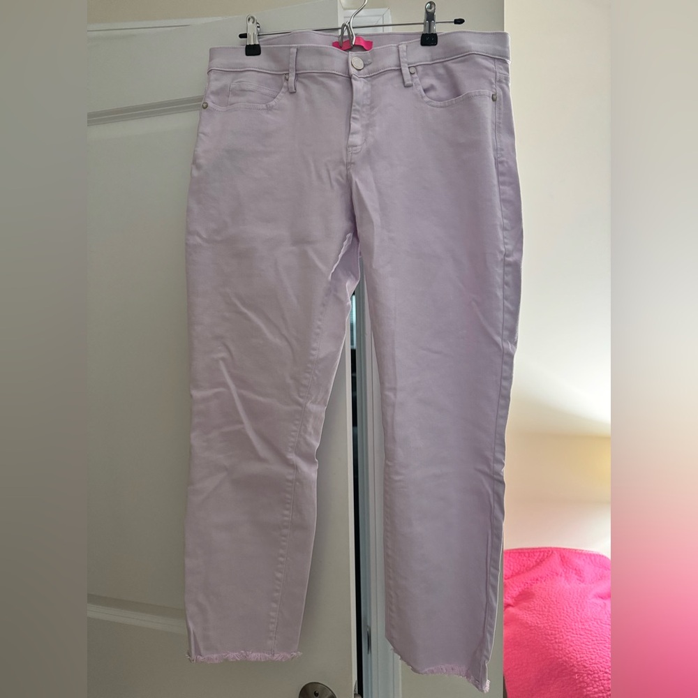 Lilly Pulitzer Lavender Straight Leg Jeans